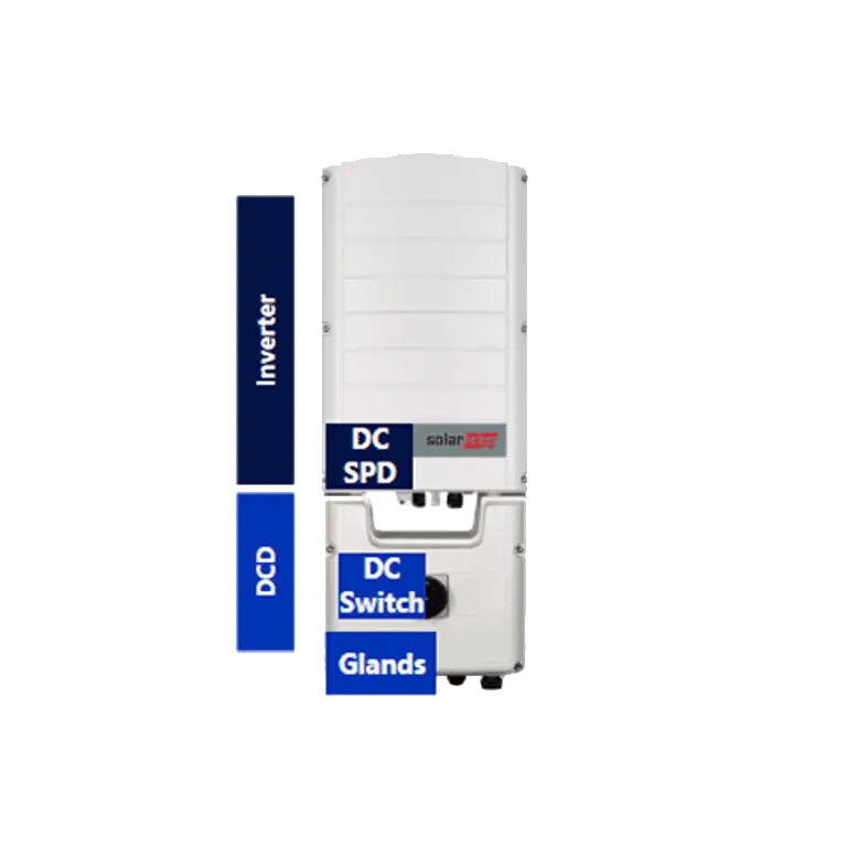 Solaredge SE30K-RW00IBNR4 30K omvormer - DC Safety - multiple glands
