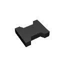 Rubber H-blok / 20.22x165x45 