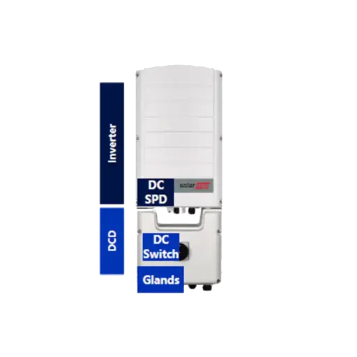 Solaredge SE30K-RW00IBNR4 30K omvormer - DC Safety - multiple glands